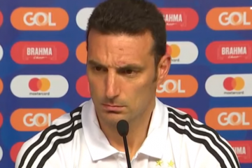 El entrenador Lionel Scaloni prepara cuatro cambios
