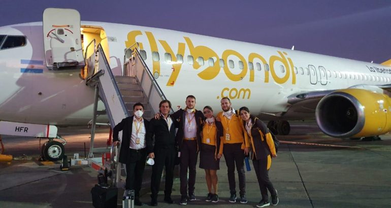 Flybondi realiza vuelos de repatriación