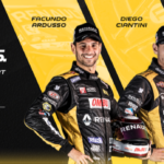 Facundo Ardusso y Diego Ciantini corren con sus simuladores